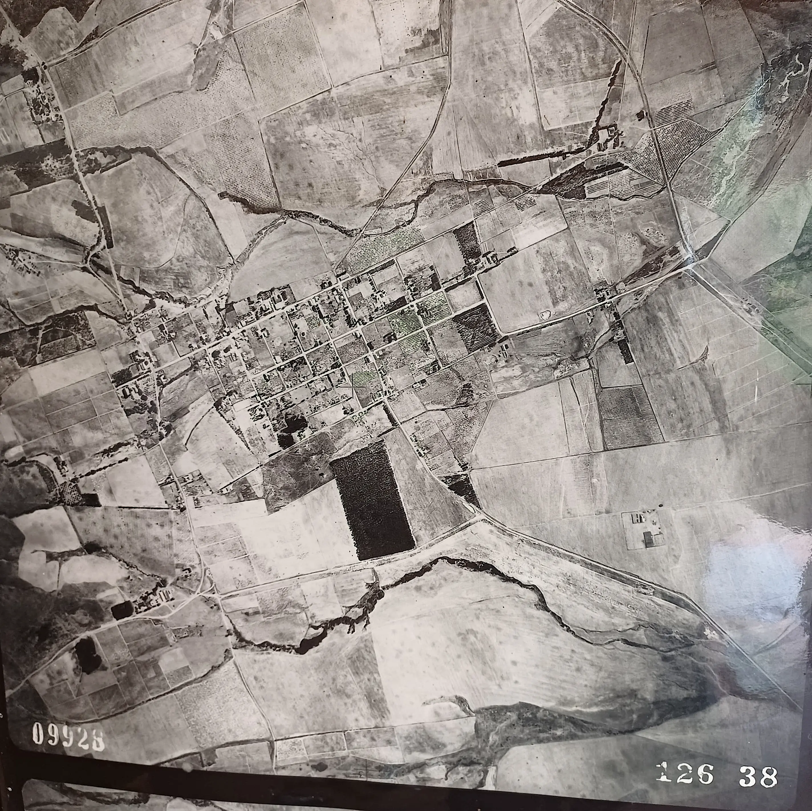 1938 Aerial Photograph - Riebeek Kasteel