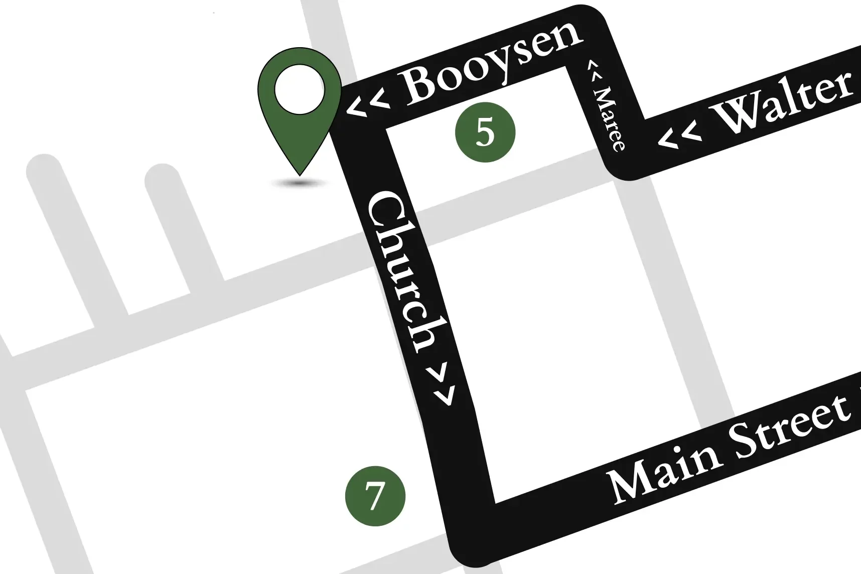 Oak Manor Map