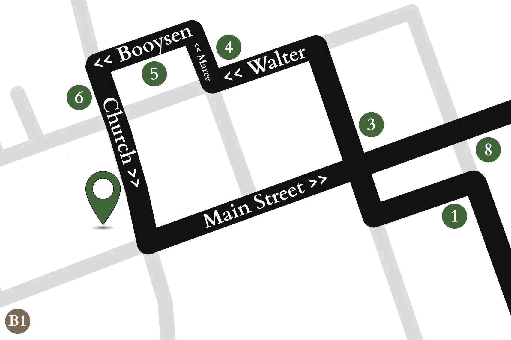 De Oude Kerk Map