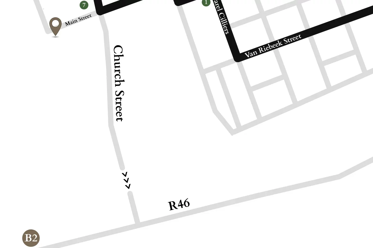 Die Pastorie Map