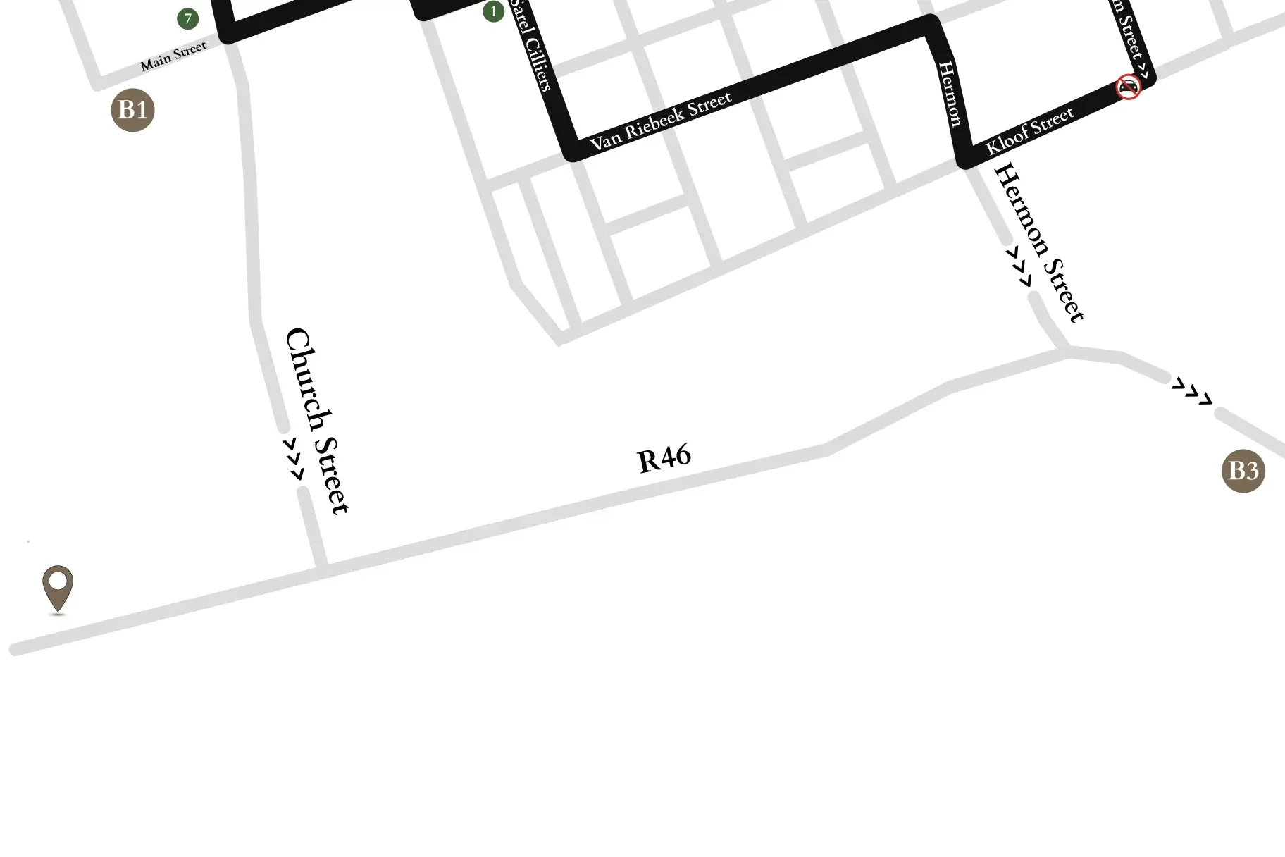 Clovenburg Map